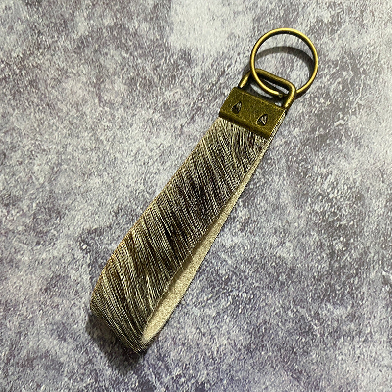 Wholesale  retro leather keychain