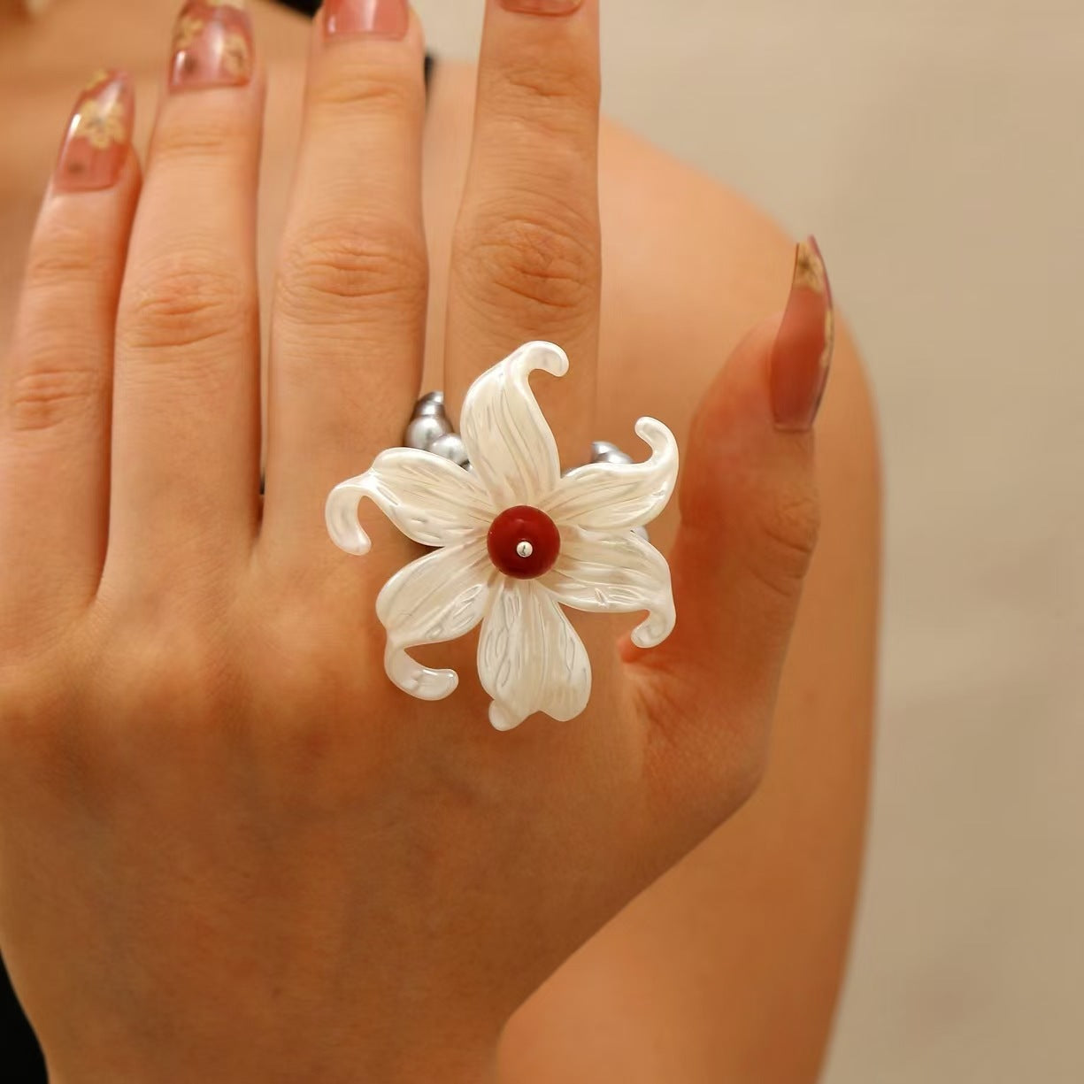 Wholesale Fashion Layered Imitation Pearl Cross Heart Butterfly Necklace Alloy Jewelry for Women