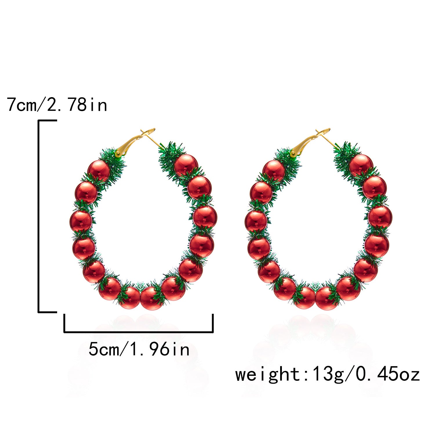 Wholesale Christmas Tree Bow Wreath Bell Earrings