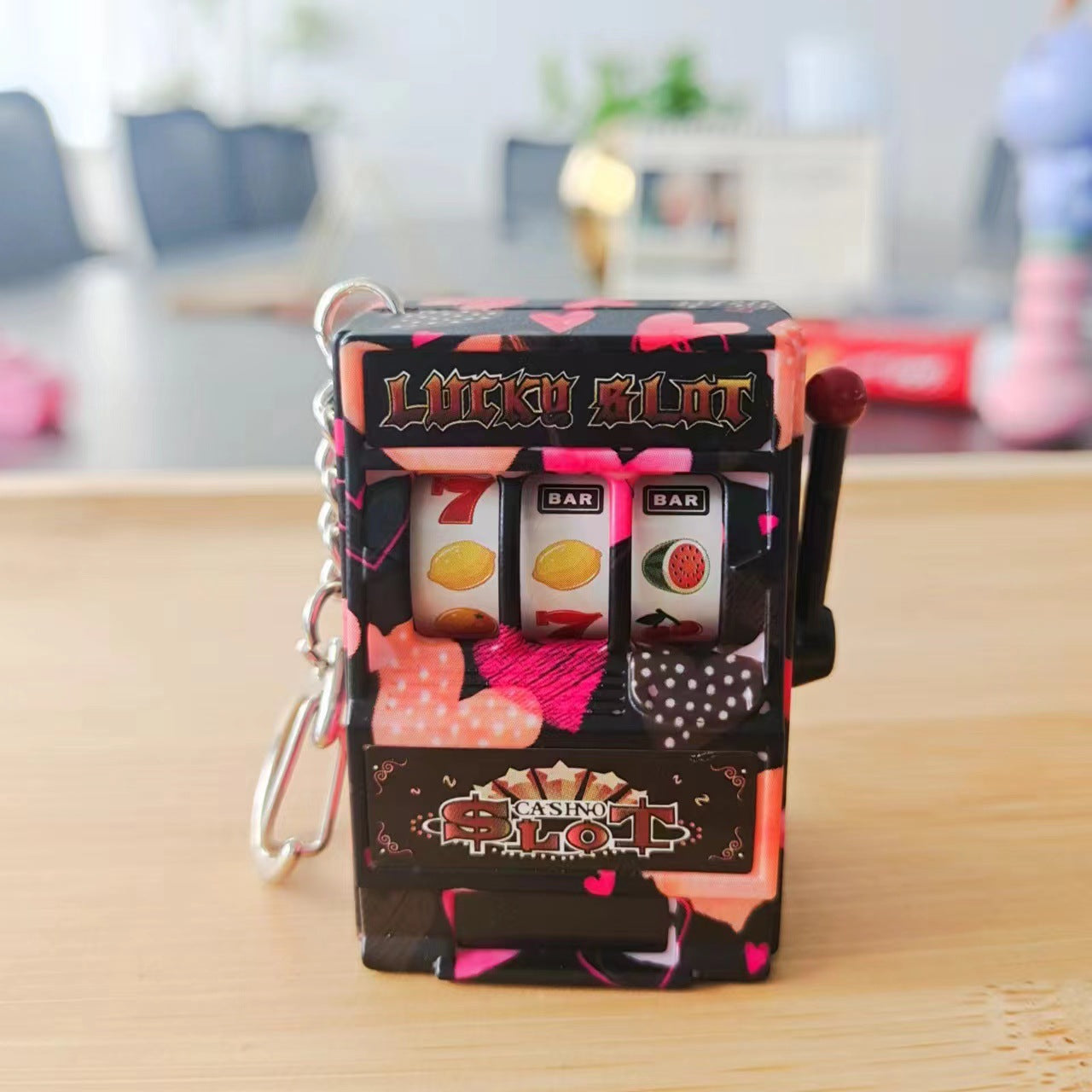 Wholesale Creative Mini Lottery Machine Game Keychains ACC-KC-Lans002