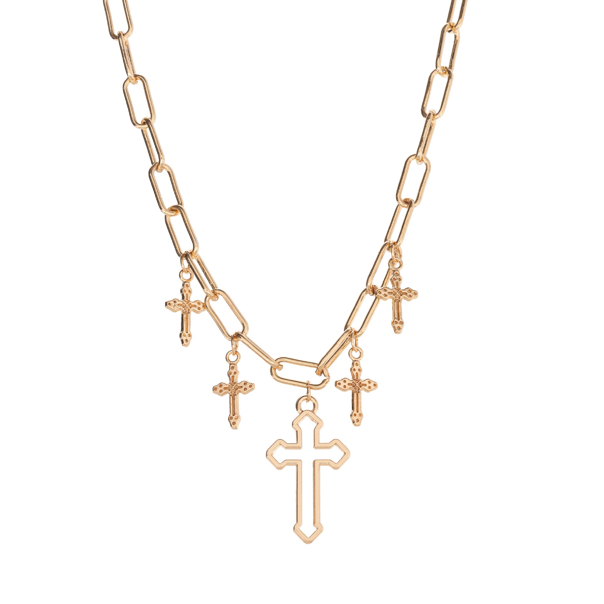 Wholesale Zinc Alloy Cross Necklace