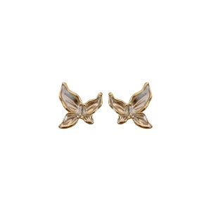 Wholesale  Oil Drop Butterfly Earrings Light Luxury Versatile Earrings