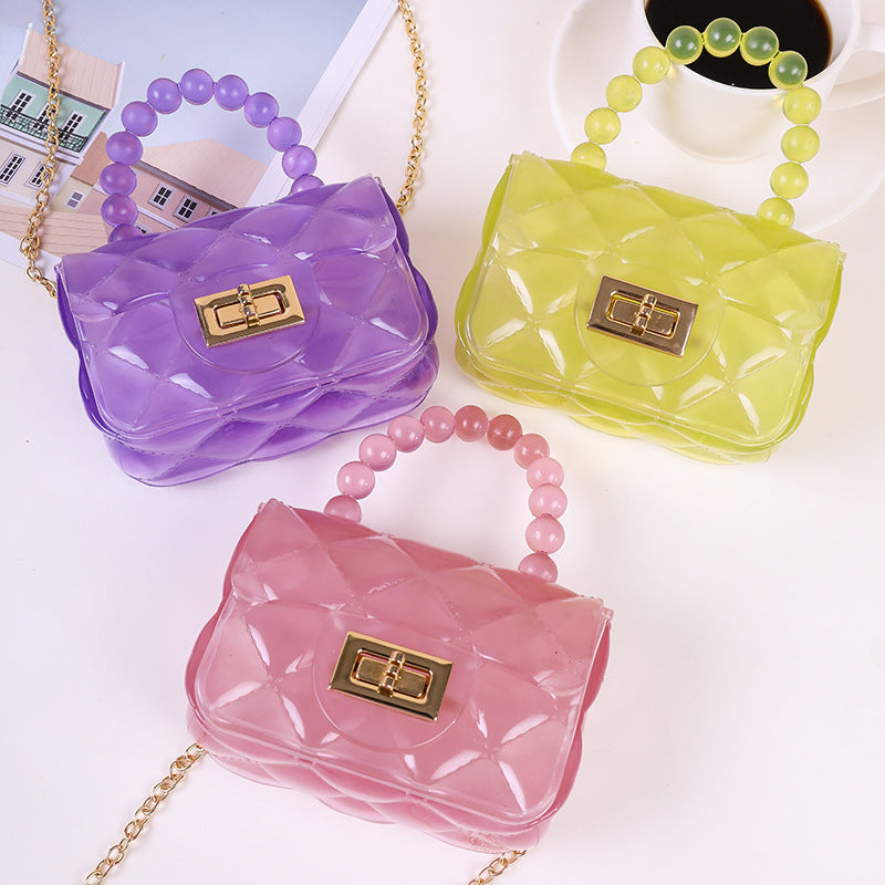 Wholesale pearl chain diagonal bag wallet shoulder bag