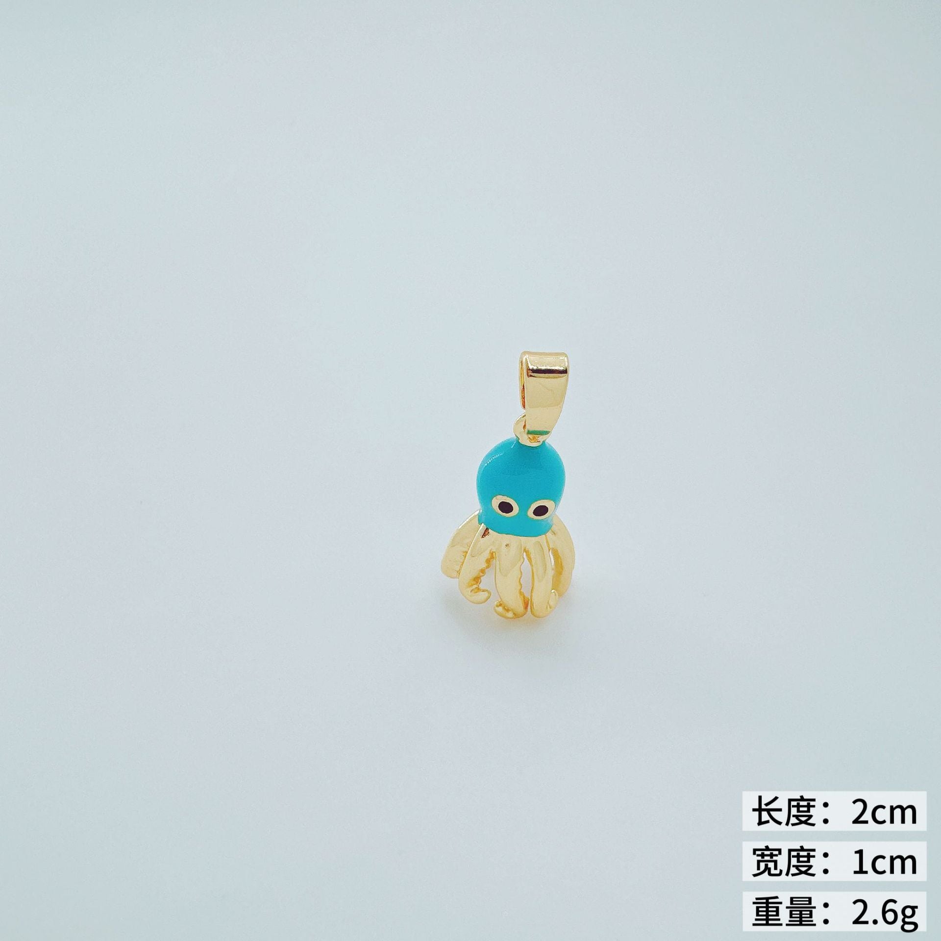 Wholesale Fashion Ocean Series Pendant Gold Plated Copper Jewelry Accessory