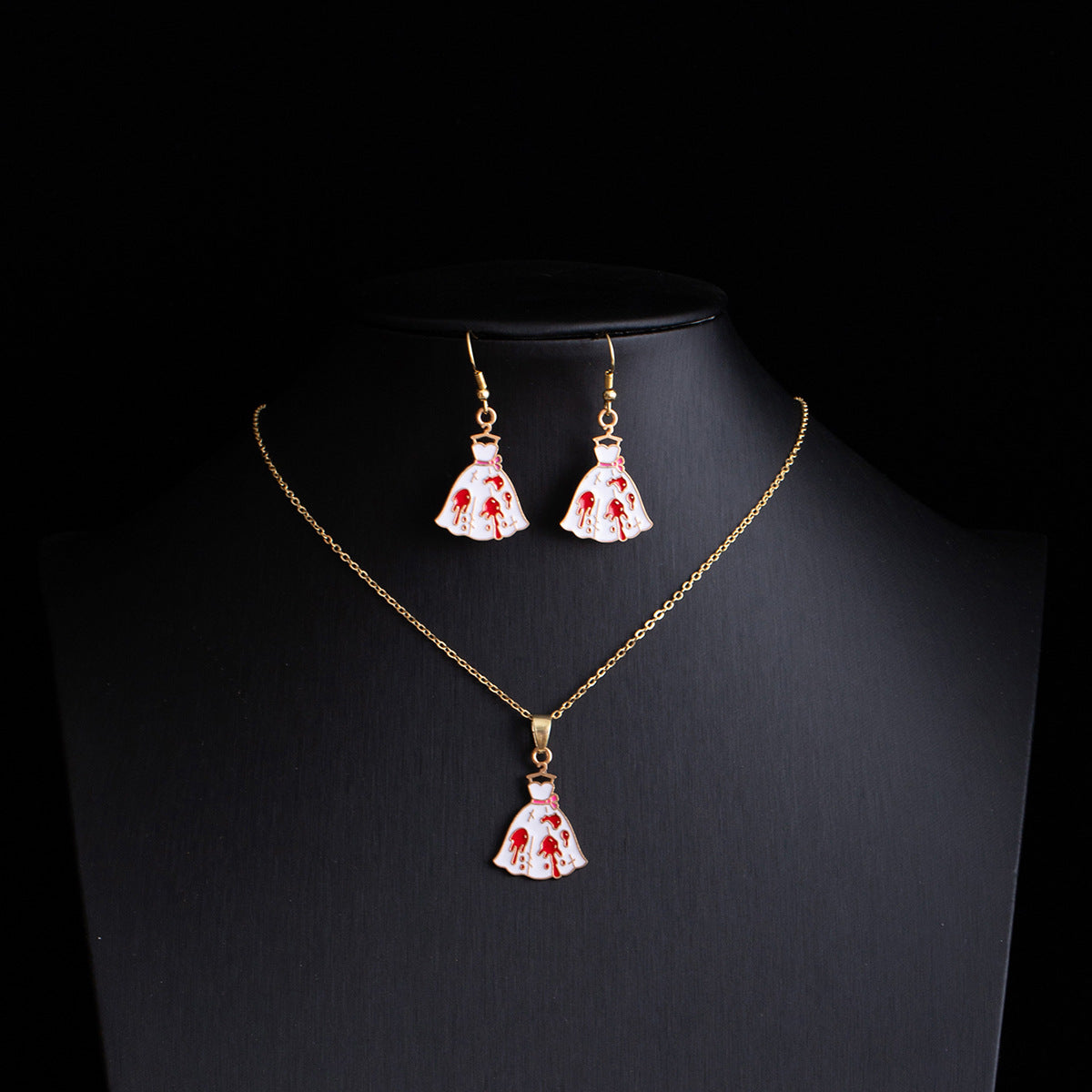 Wholesale Gothic  cartoon ghost earrings skull jewelry