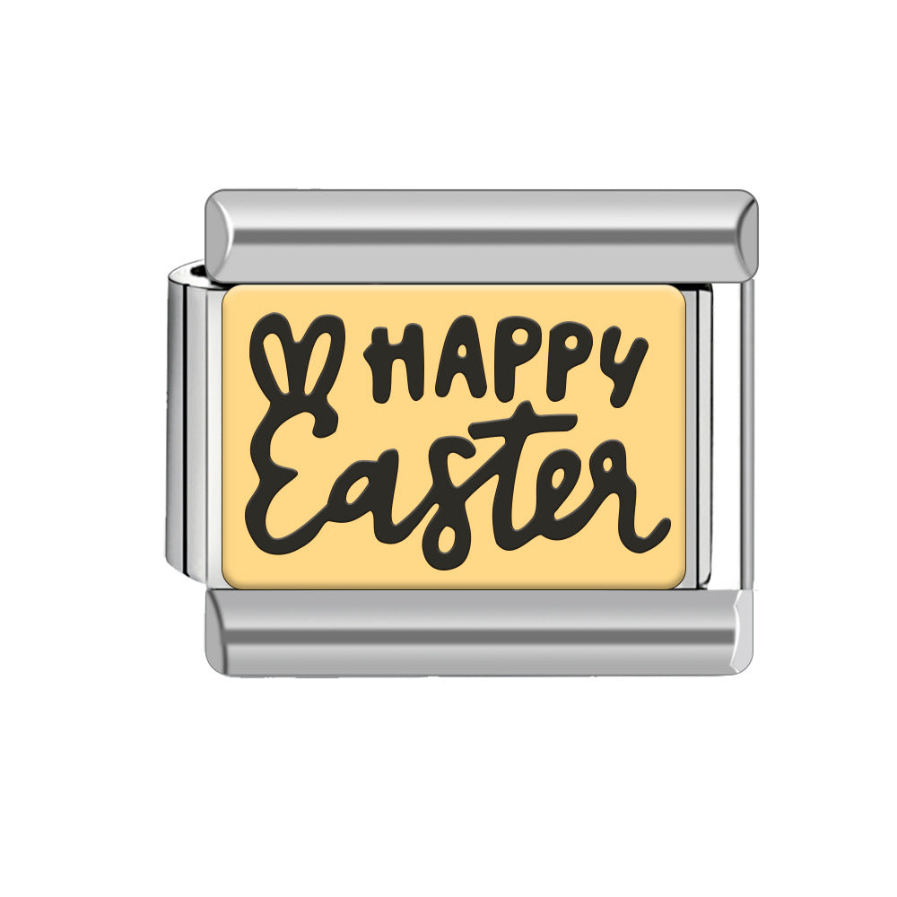 Wholesale 9mm Italian Charm Starter Bracelets DIY square Single Section Creative Stainless Steel Composable Bracelet