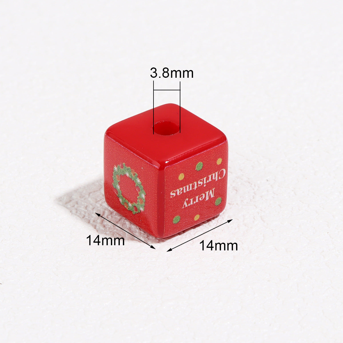 Wholesale 10pcs  Colorful Christmas Tree Focal Beads DIY Bead Accessories