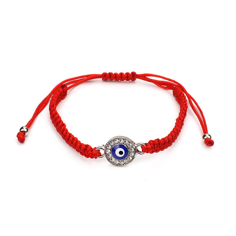 Wholesale Red Rope Adjustable Evil Eye Braided Bracelet Vintage Turkish Handmade Women S Fashion Accessory Gift For Everyday Wear