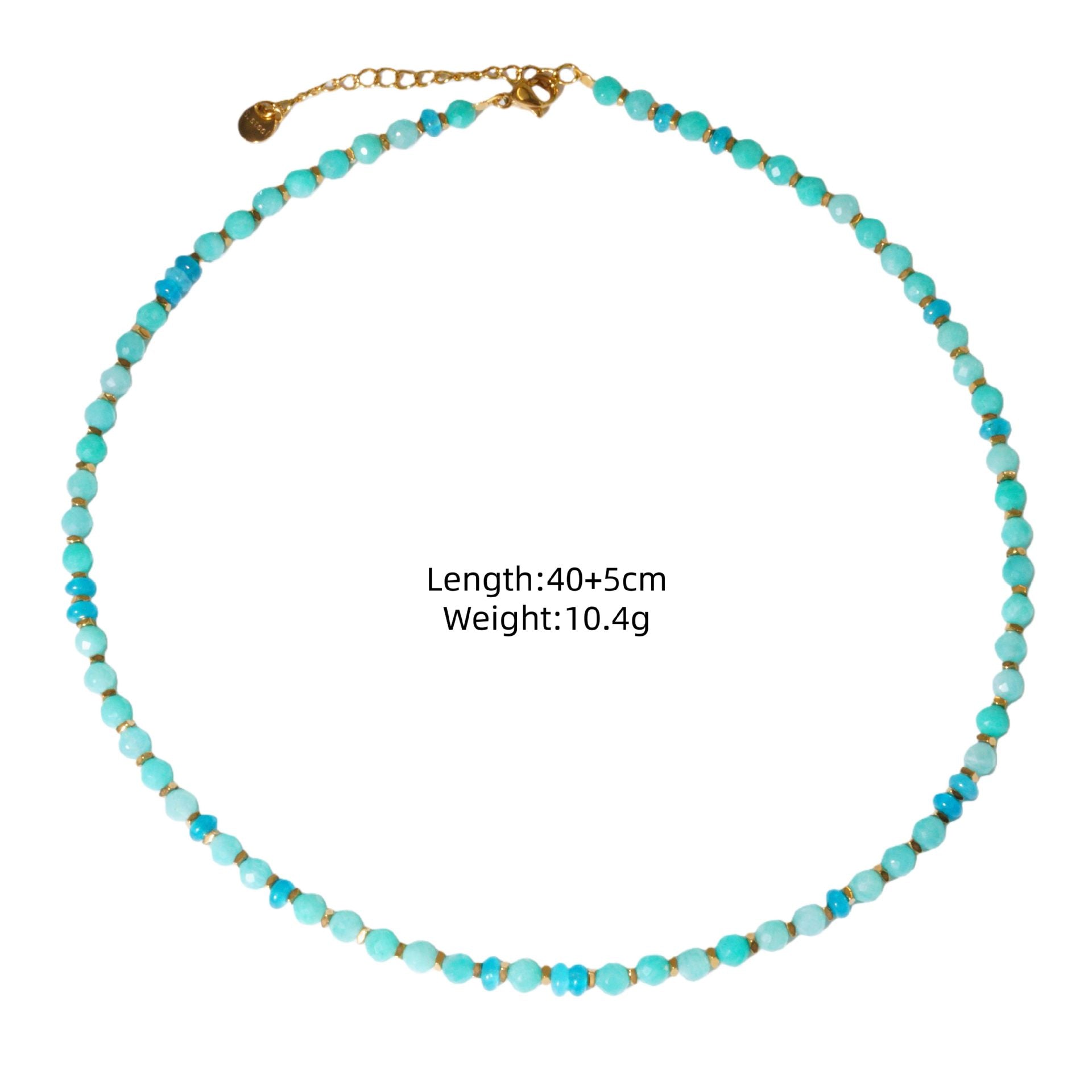 Wholesale Natural Stone Shell Layered Necklace - Hand Beaded Stainless Steel Gold Plated Jewelry Accessory for Everyday Fashion