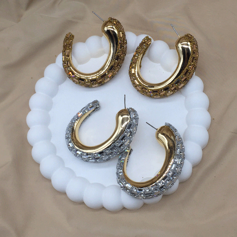 Wholesale Simple Stained Glass Earrings ACC-ES-KangD005