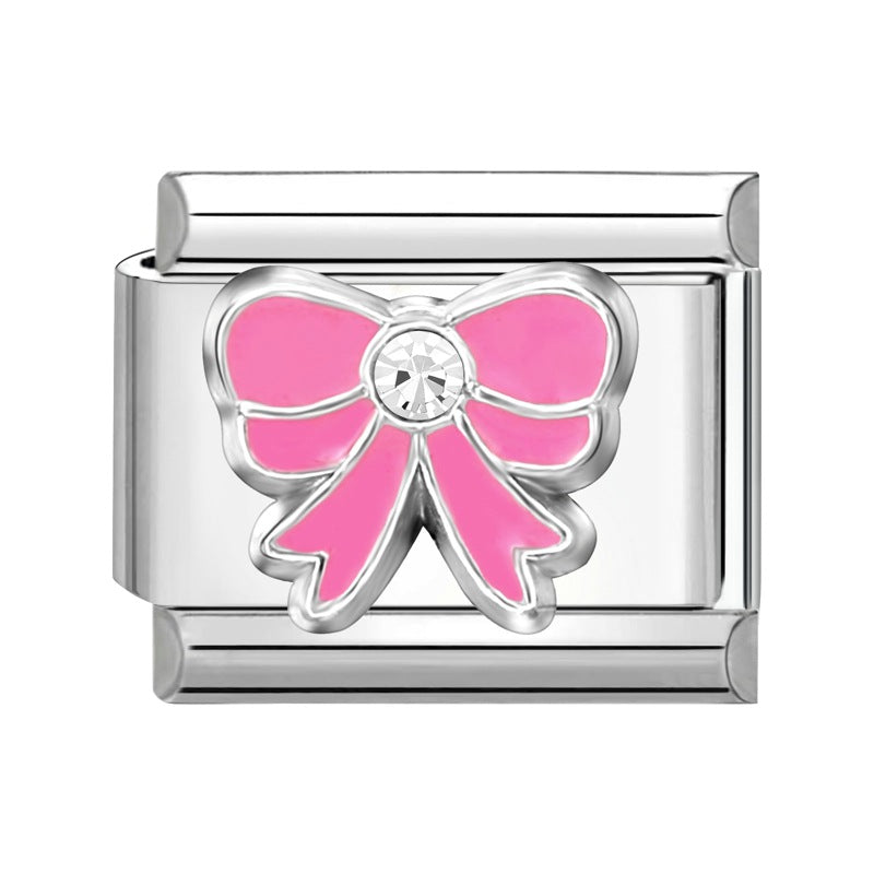 Wholesale Italian Charm Bracelet 9mm DIY Splicing Cute Creative Stainless Steel Composable Bracelet