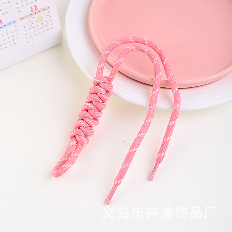 Wholesale  hand-woven rope diamond knot keychains