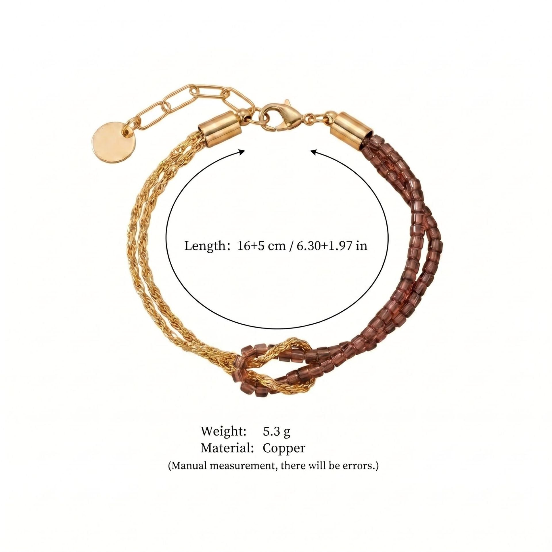 Wholesale Bohemian Retro Natural Stone Woven Bracelet Gold Plated Women S Fashion Accessory