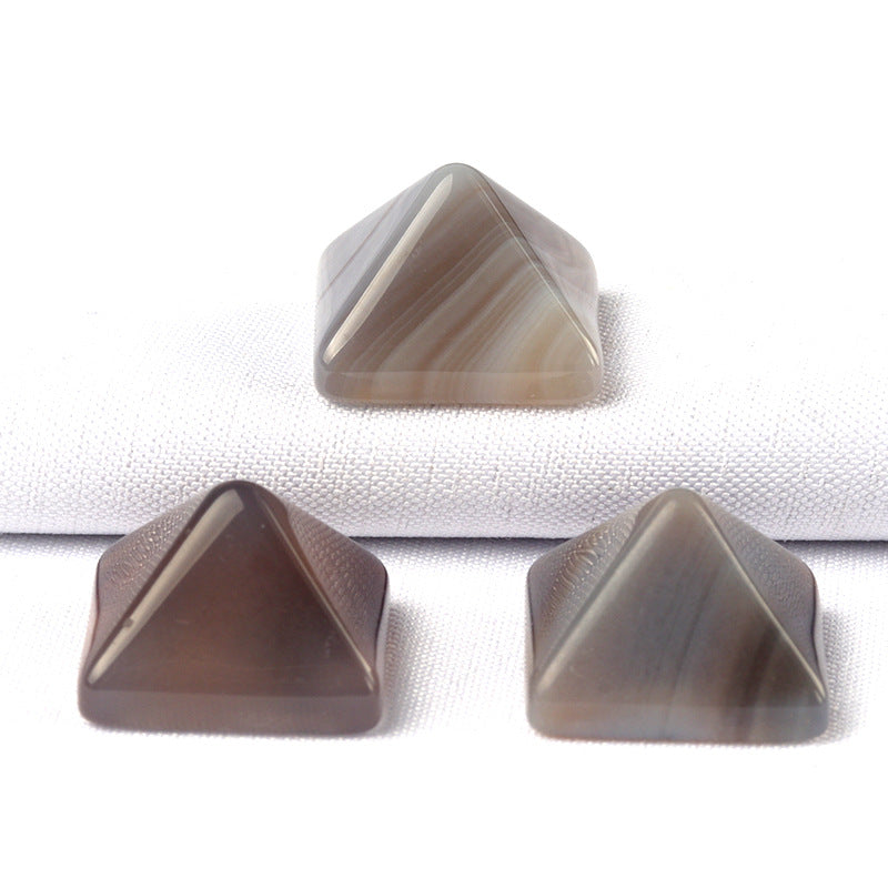 Wholesale Natural Crystal Semi-precious Stone Pyramid ACC-DS-KeSuo002