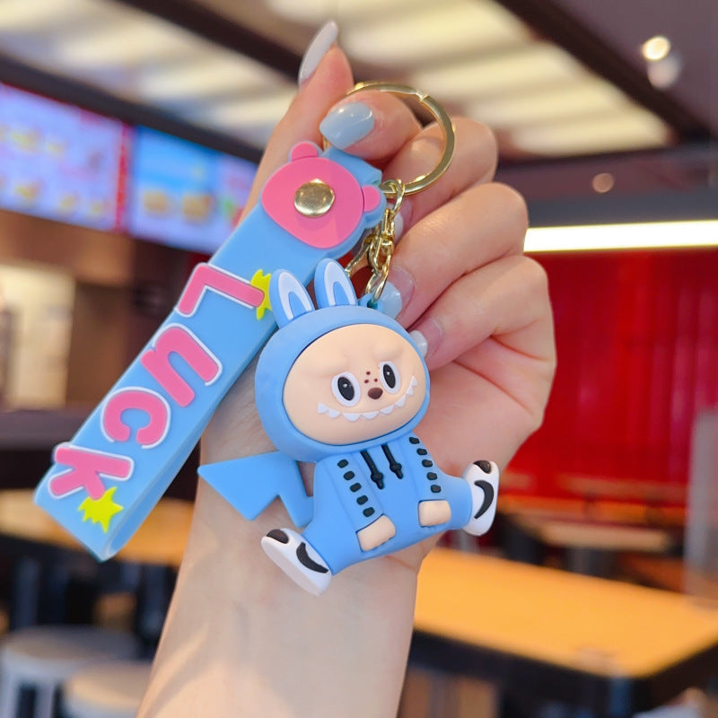 Wholesale Cute cartoon silicone keychain