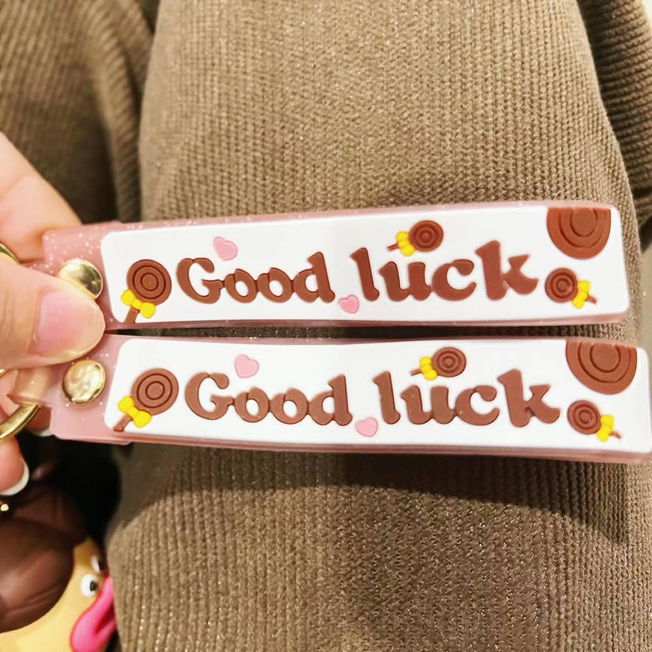 Wholesale Creative Keychain Cute Sausage Mouth Doll PVC Keychains ACC-KC-SJ008