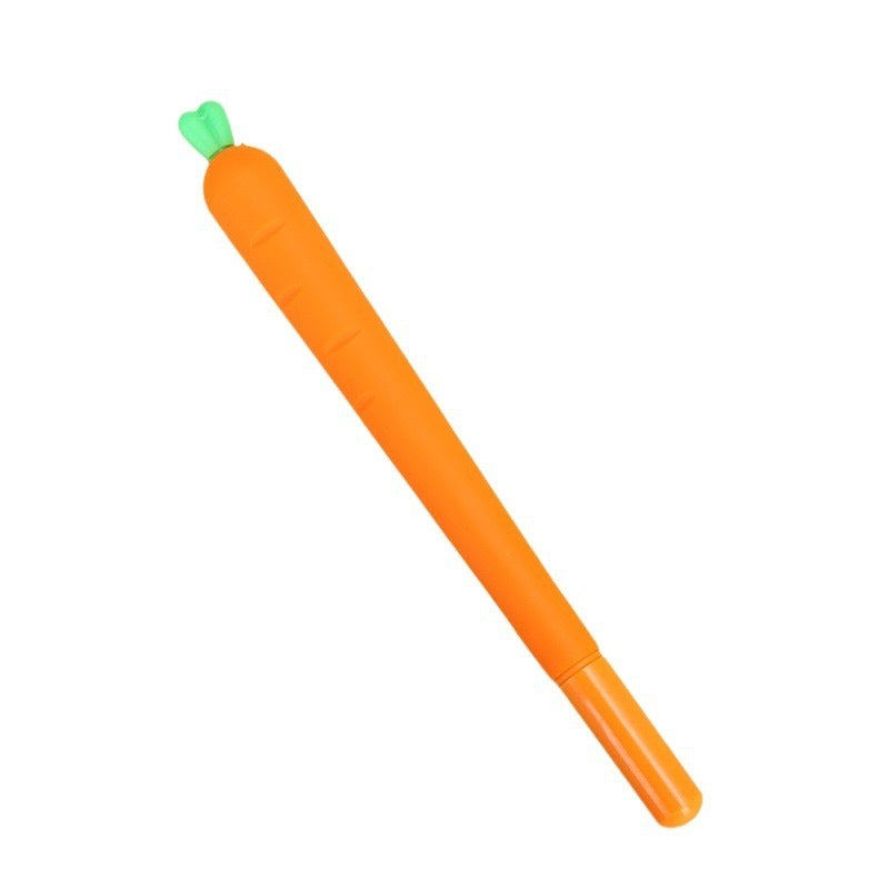 Wholesale Cute Cartoon Simulation Radish Gel Pen Value Student Stationery  Pen Black