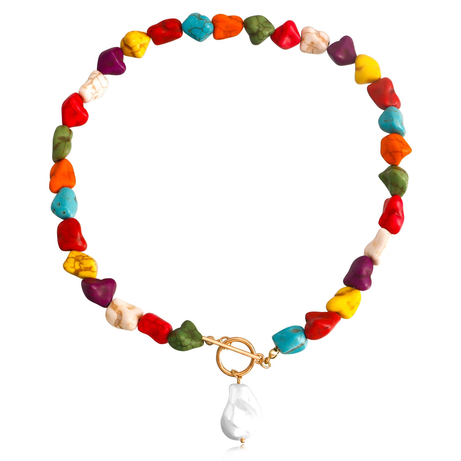 Wholesale Asymmetrical Pearl Pendant Necklace,  Fashion Jewelry Accessory,  Chic Boutique Resale Gift