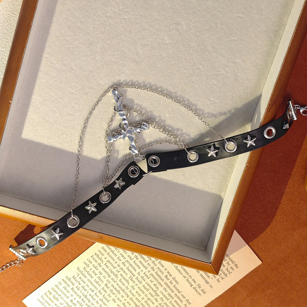 Wholesale Gothic Cross Tassel Necklace