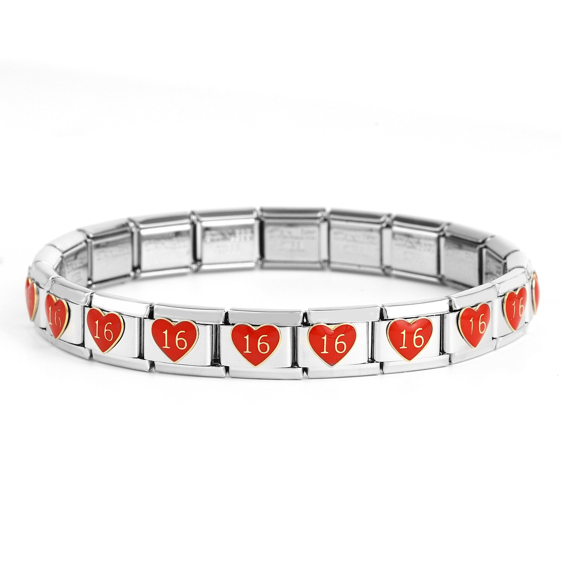 Wholesale Italian Charm Bracelet Charm Module Stainless Steel Bracelet 9mm DIY Pattern Free Stitching Detachable Composable Bracelet ACC-BT-XY001