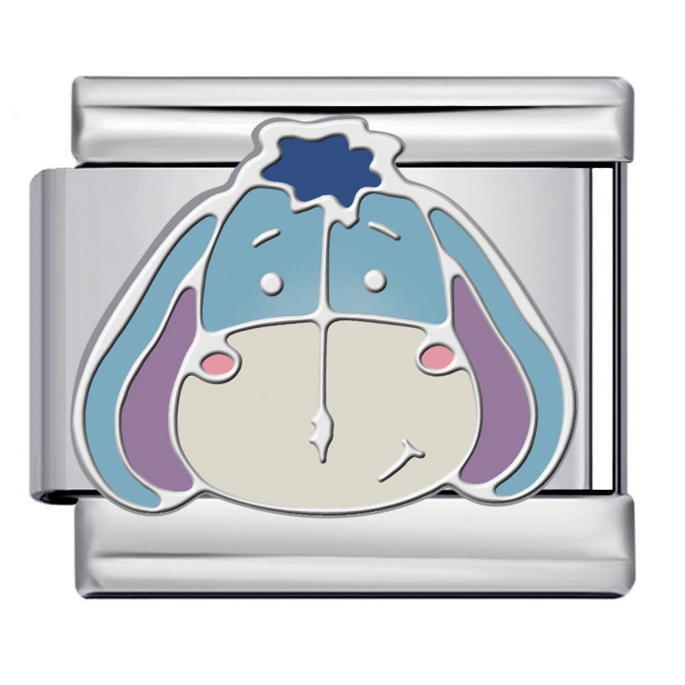 Wholesale  Italian ModuleTitanium Steel Cute Cartoon Series DIY  Bracelet