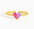 Wholesale  Geometric Heart-Shaped Diamond Ring