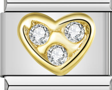 Wholesale ocean-themed heart-shaped DIY square Single Section Creative Stainless Steel Composable Bracelet