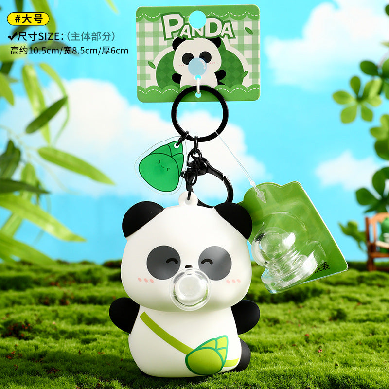 Wholesale Cartoon Dancing Bubble Panda Keychain