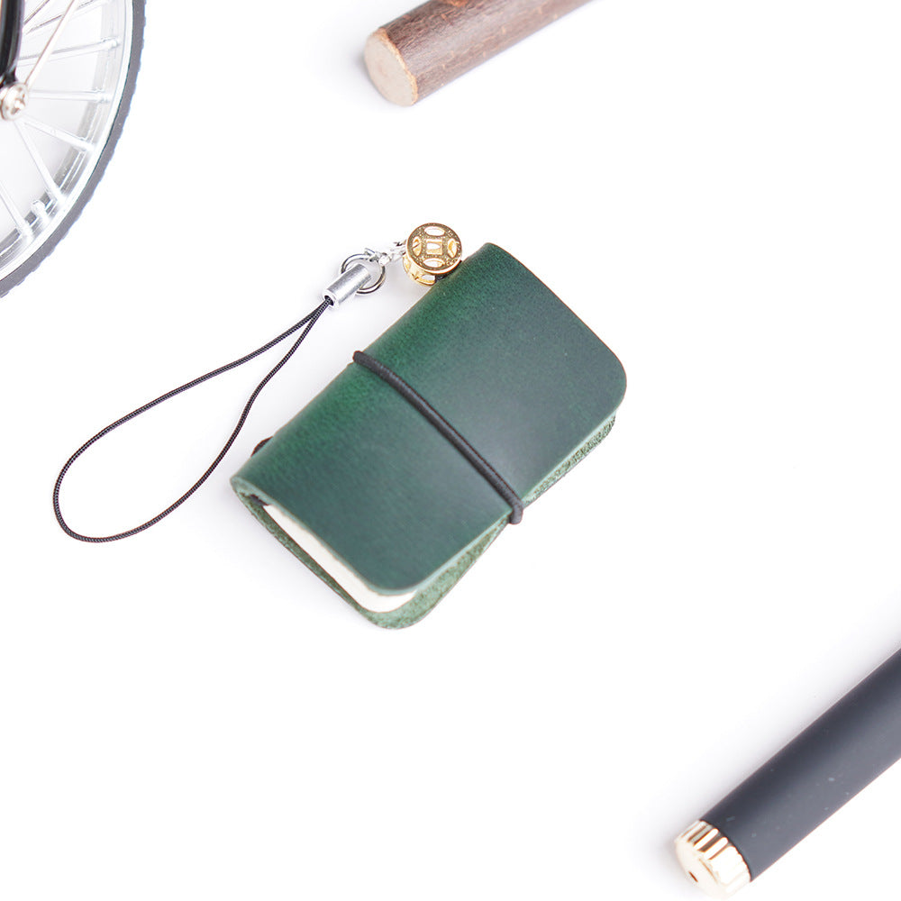 Wholesale Super Mini Pocket Notebook Cowhide Handmade Notepad ACC-NB-YueYao001