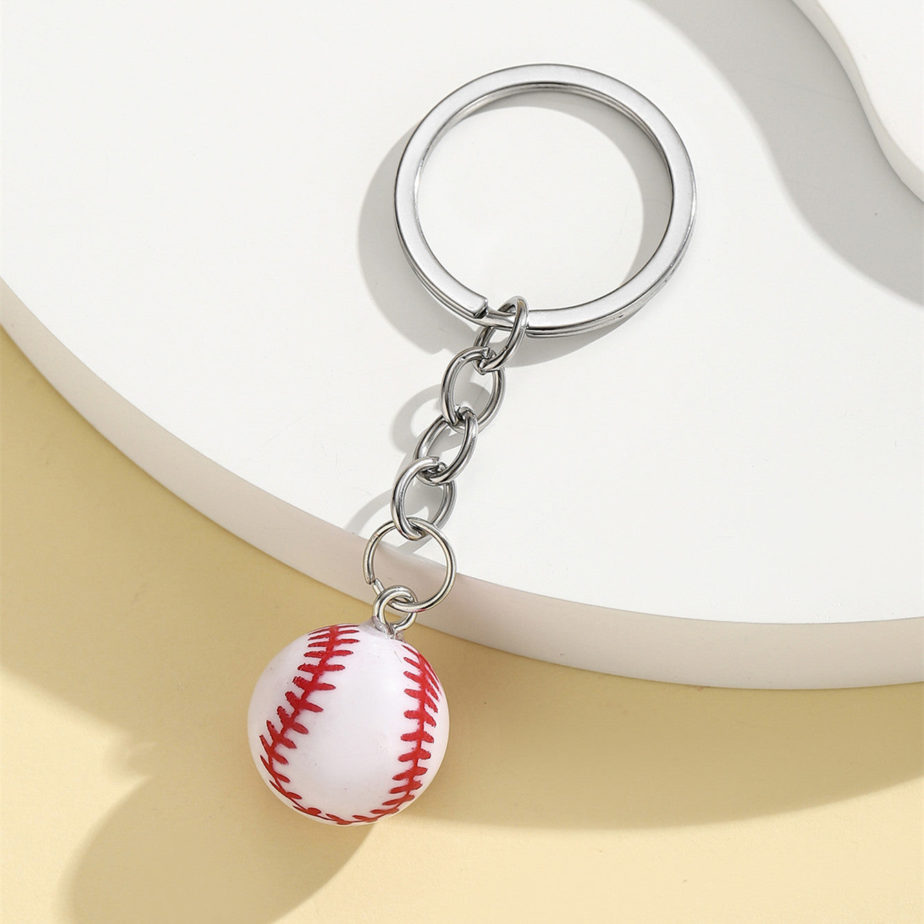 Wholesale 3D Stereo Sports Football Baseball Softball Keychain