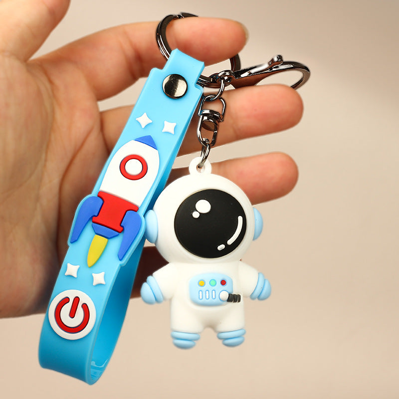 Wholesale Cartoon Silicone Astronaut Cute Keychains ACC-KC-HongAo001