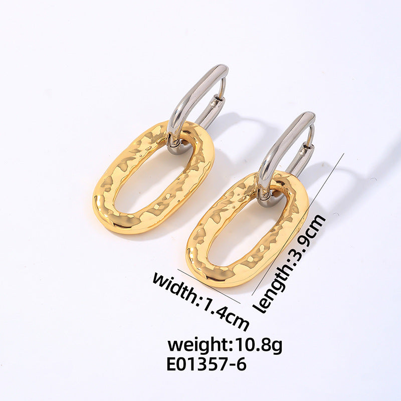 Wholesale Stainless Steel Earrings Toggle Love Earrings ACC-ES-MOXI004