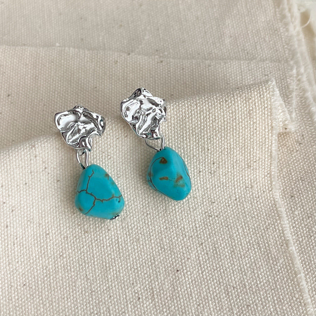 Wholesale Handmade Synthetic Turquoise Earrings