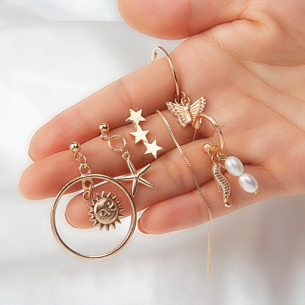 Wholesale Butterfly Pearl Earrings suit