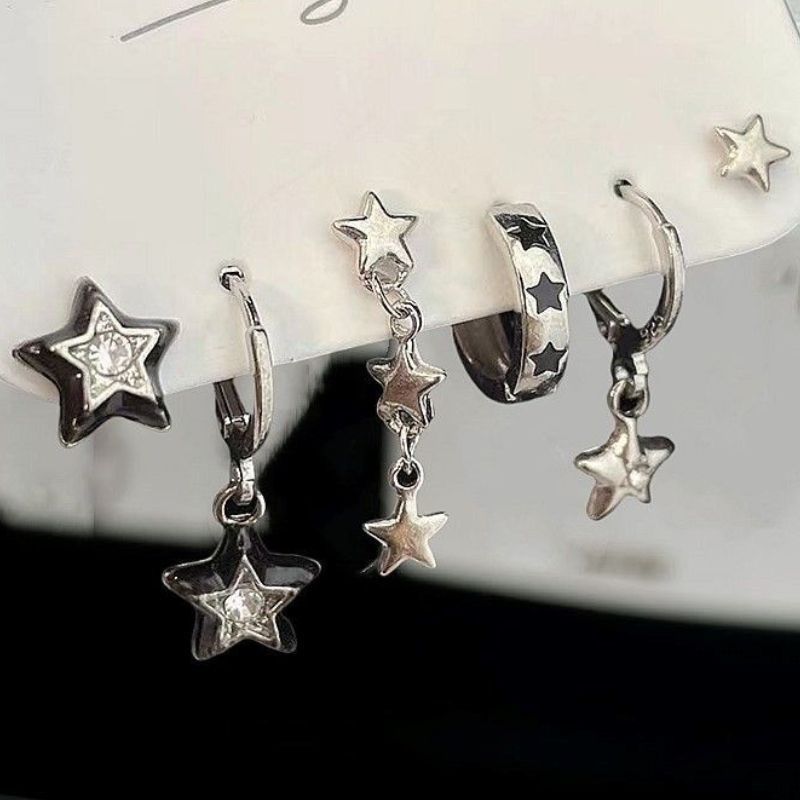 Wholesale Cute Cat Fish Earrings,  Retro Asymmetrical Korean Style,  Alloy Earrings for Women,  Party Accessory