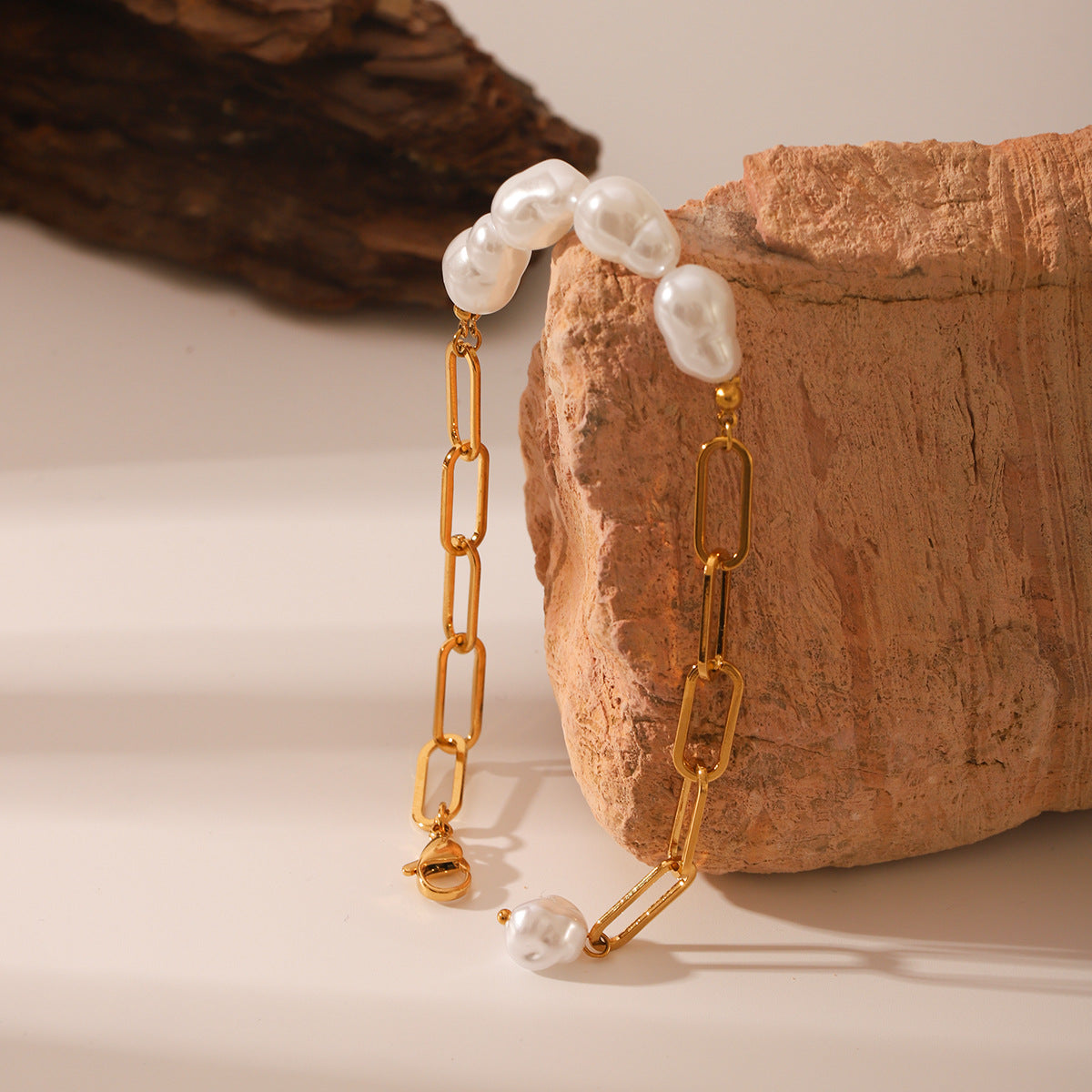 Wholesale  Pearl Bracelet Pclip Chain  Baroque Pearl Accessories