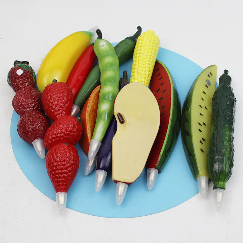 Wholesale  Creative Cartoon Fruit Pen