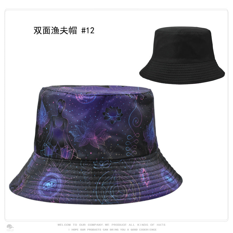 Wholesale Vintage Printed Polyster Bucket Hat ACC-HT-XuP009