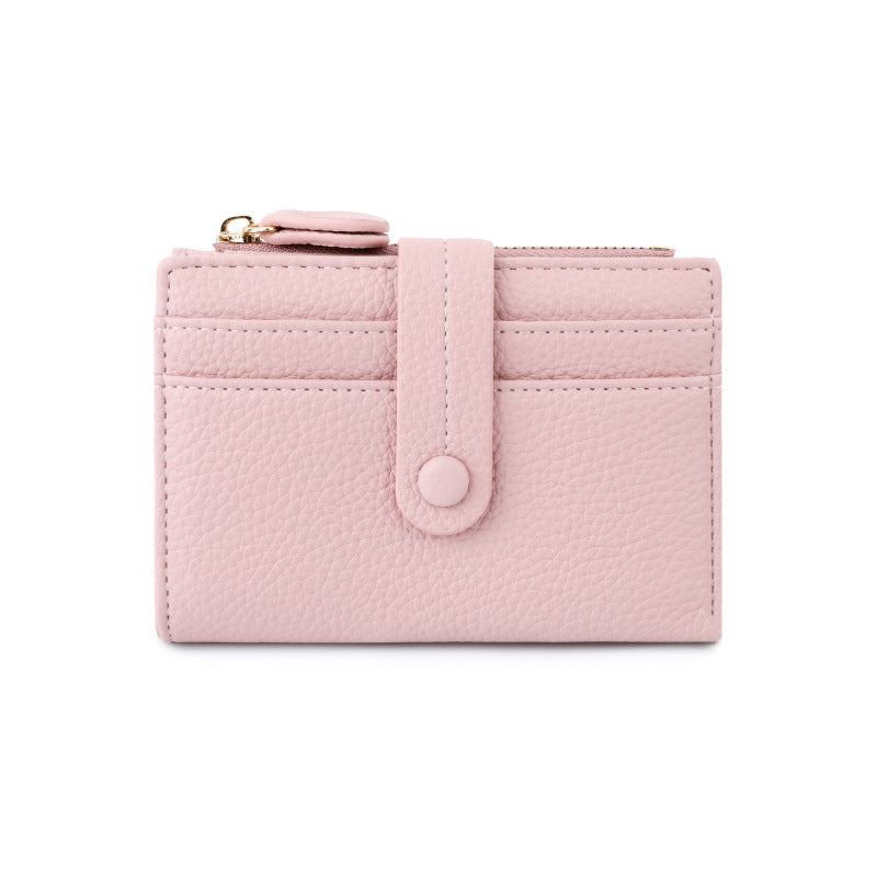 Wholesale Multi-card Slot Short Lychee Pattern Clutch Wallet ACC-WT-Tailian005