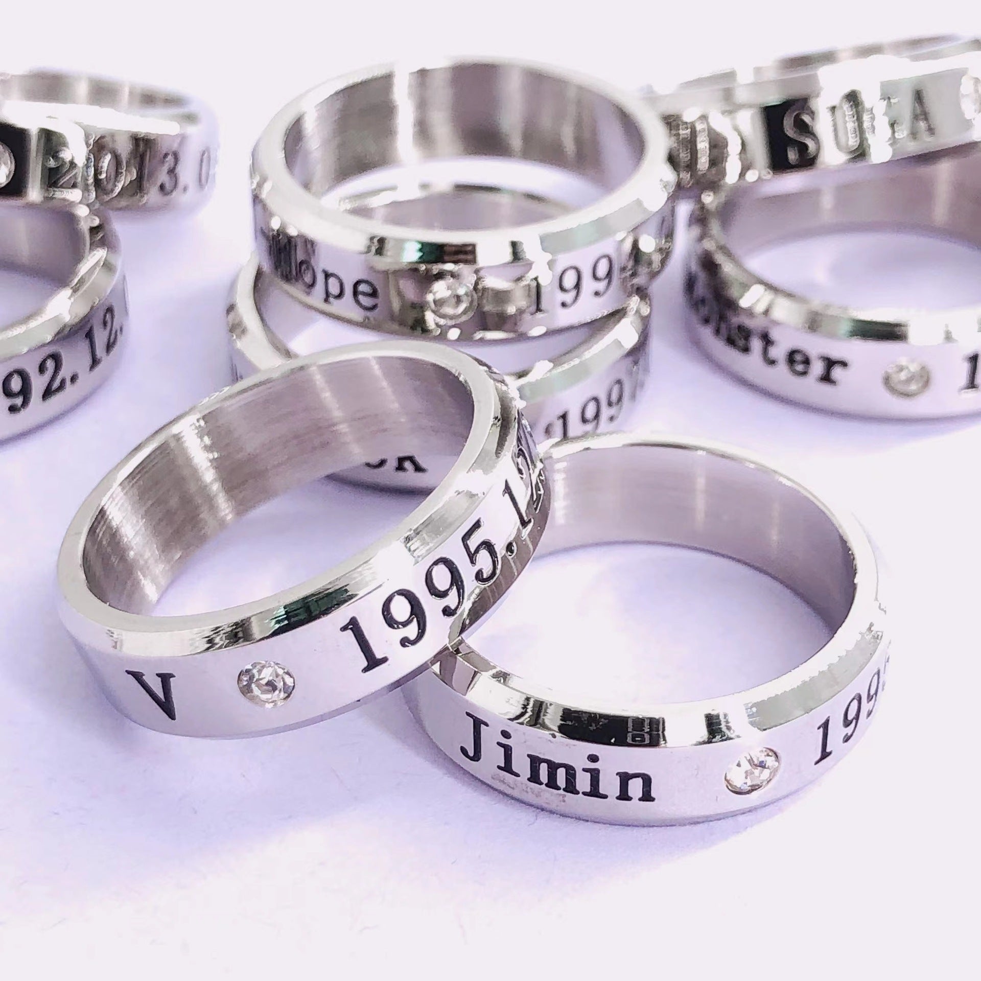 Wholesale Titanium Steel Rings ACC-RS-ZhongZhe006