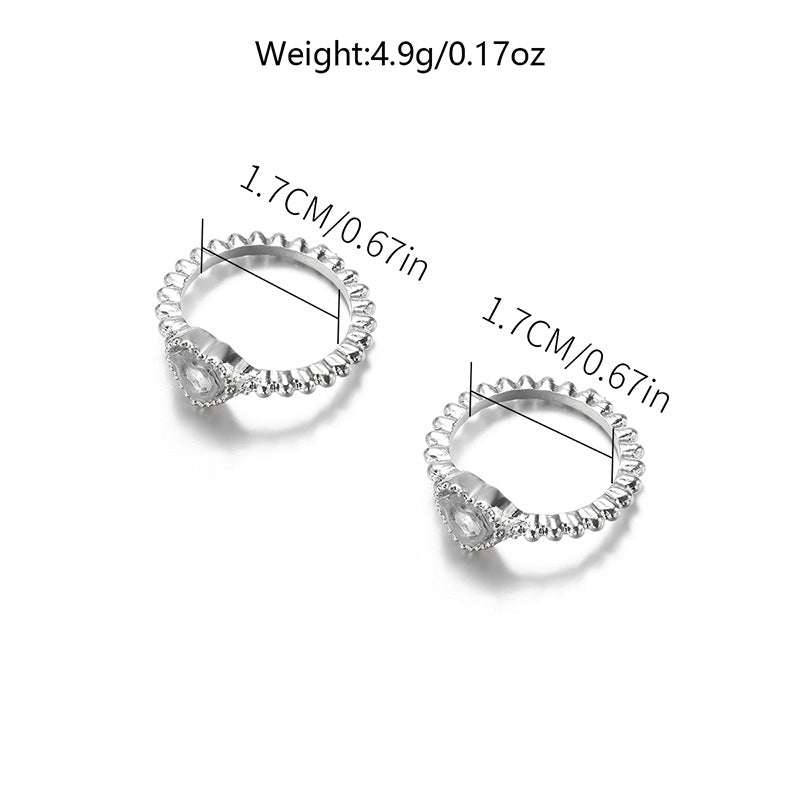 Wholesale alloy love ring suit