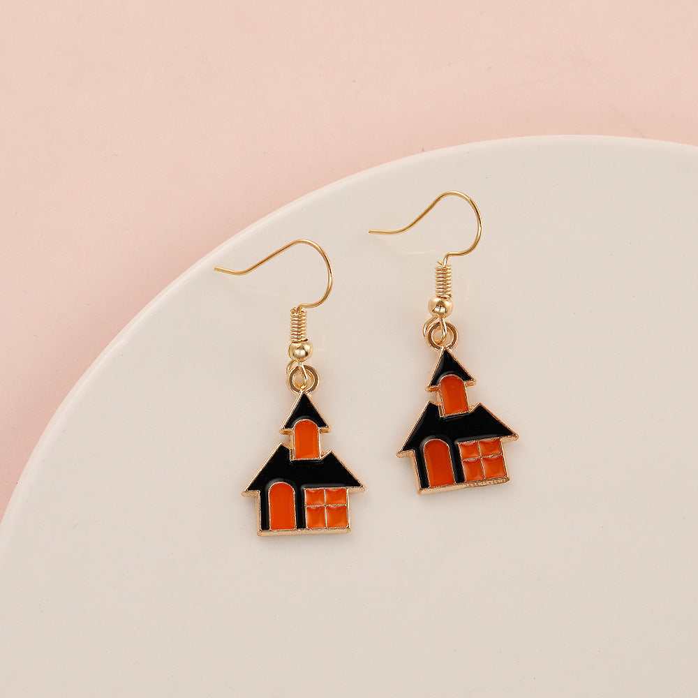 Wholesale  Halloween  earrings  popular Devil pumpkin bat festival earrings