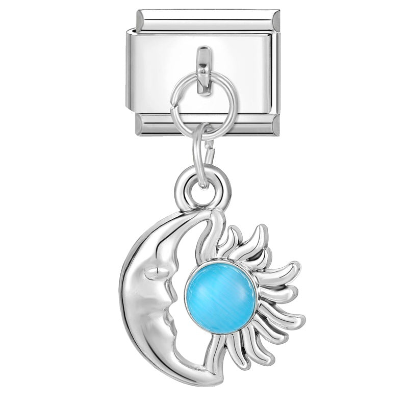 Wholesale 9mm Italian Charm Starter Bracelets DIY Pendant Stainless Steel Composable Bracelet