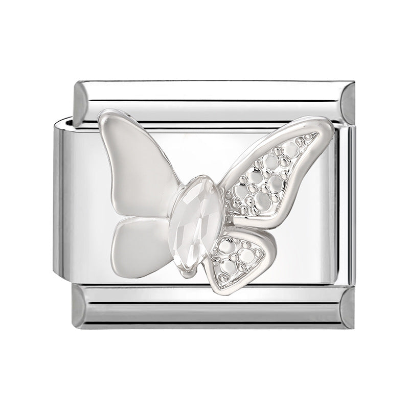 Wholesale Italian Charm Bracelet 9mm DIY Splicing Cute Creative Stainless Steel Composable Bracelet