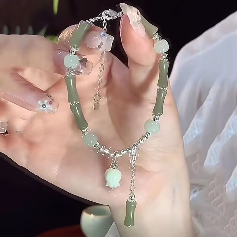 Wholesale Orchid Bamboo Bracelet