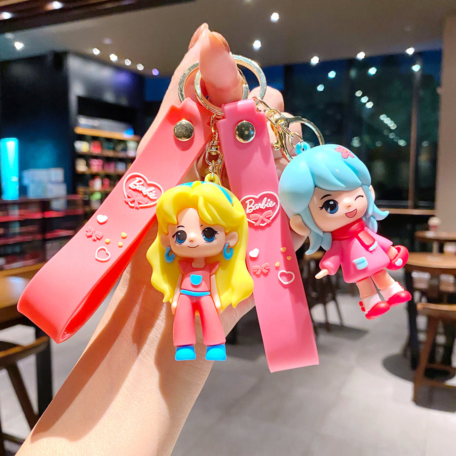 Wholesale Cartoon Dancing Little Girl Cute Keychain Creative Keychain ACC-KC-Gongz001