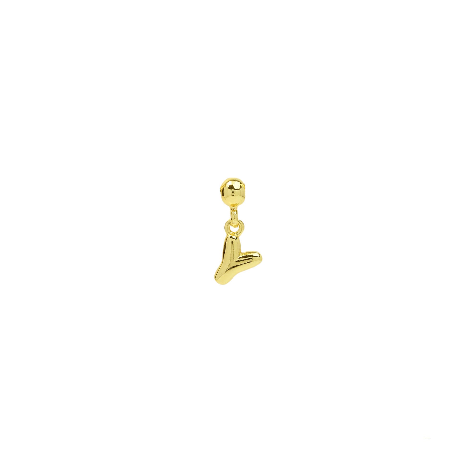 Wholesale Copper plated 18k gold mini DIY English letter bubble pendant name word necklace