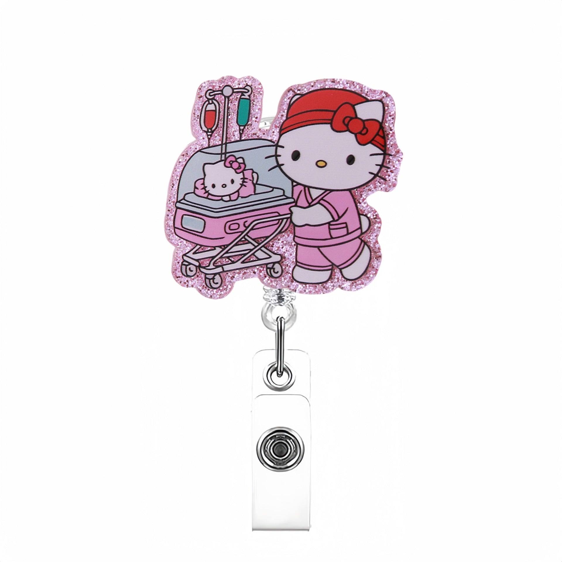 Wholesale Cute Cartoon Cat Badge Reels Keychains ACCVIP