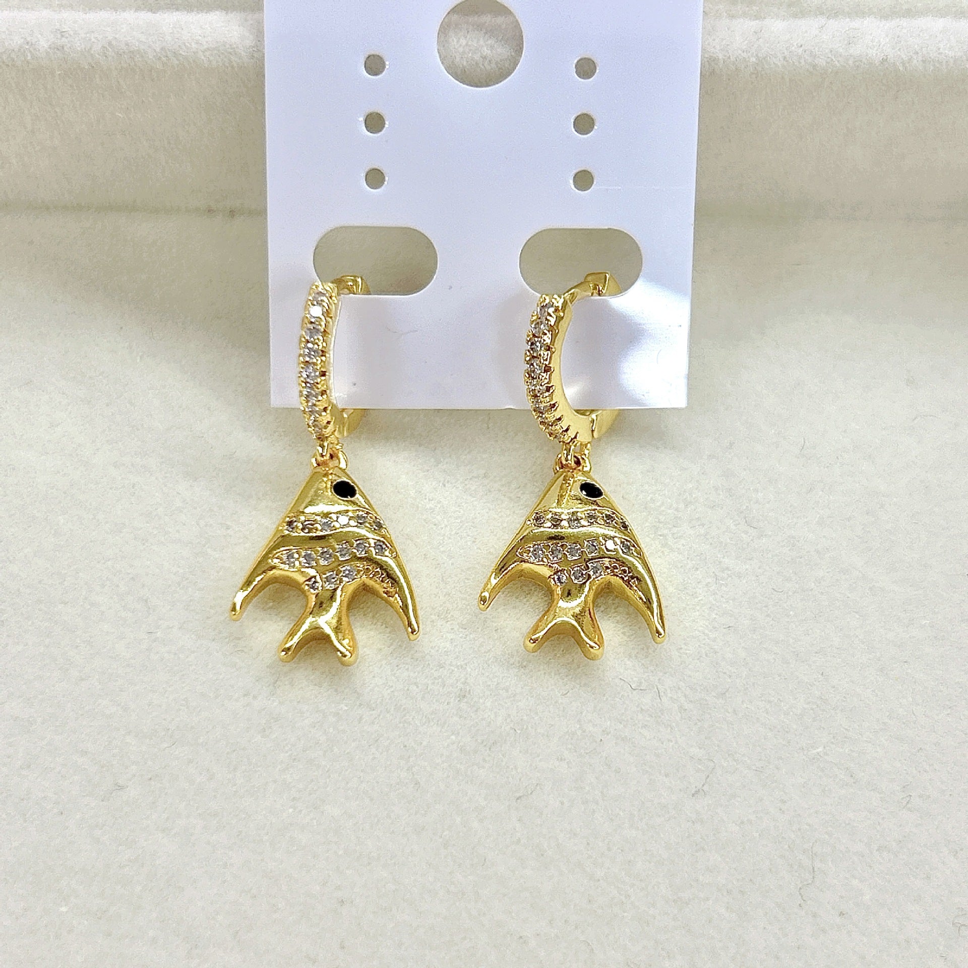 Wholesale Summer marine animal jellyfish starfish shark conch turtle pendant earrings