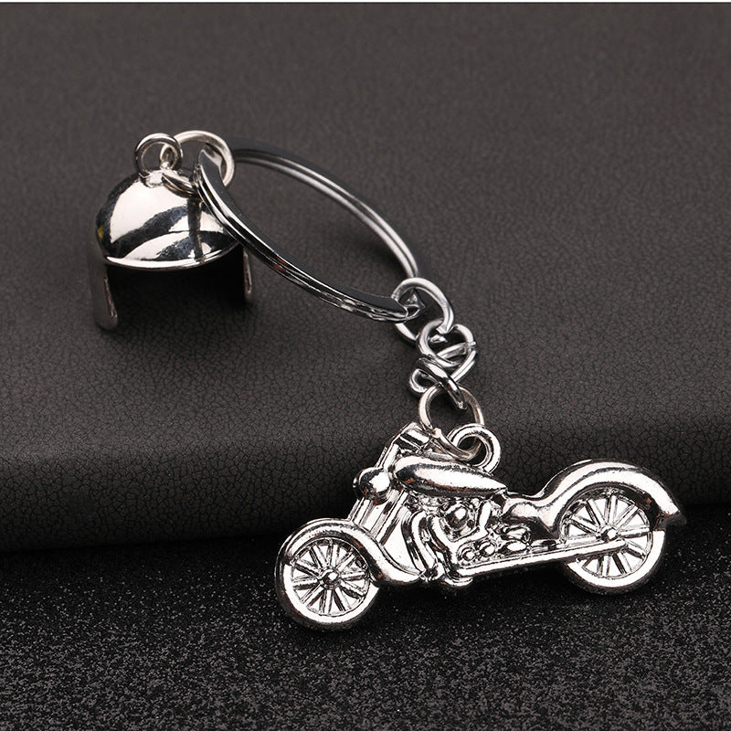Wholesale Harley motorcycle helmet metal keychain